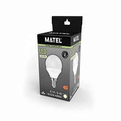 Compra BOMBILLA LED ESFÉRICA MATEL E14 10W NEUTRA al mejor precio