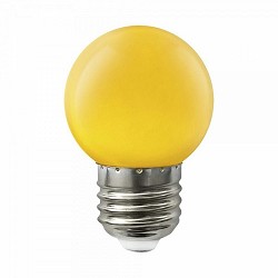 Compra BOMBILLA LED ESFÉRICA MATEL E27 1,5W AMARILLA al mejor precio