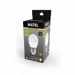 Compra BOMBILLA LED ESFÉRICA MATEL E27 10W CÁLIDA al mejor precio