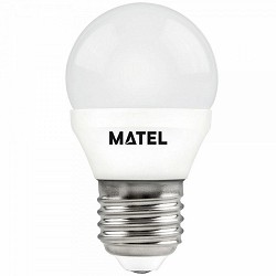 Compra BOMBILLA LED ESFÉRICA MATEL E27 5W NEUTRA (3UNIDADES) al mejor precio