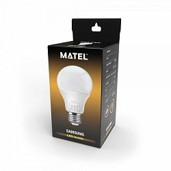 Compra BOMBILLA LED ESTÁNDAR MATEL CHIP SAMSUNG E27 10W CÁLIDA al mejor precio