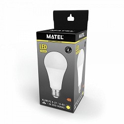 Compra BOMBILLA LED ESTÁNDAR MATEL E27 20W CÁLIDA al mejor precio