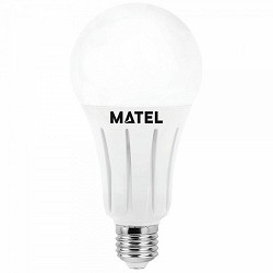 Compra BOMBILLA LED ESTÁNDAR MATEL E27 ALUMINIO 16W CÁLIDA al mejor precio