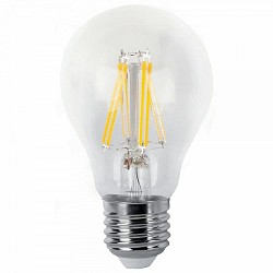 Compra BOMBILLA LED FILAMENTO ESTÁNDAR MATEL E27 A60 10W FRÍA CLARA al mejor precio