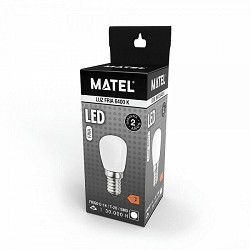 Compra BOMBILLA LED FRIGORÍFICO MATEL E14 2W FRÍA al mejor precio