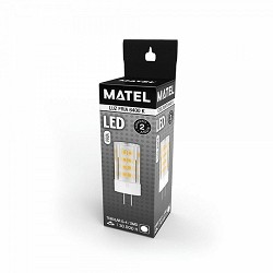 Compra BOMBILLA LED G4 MATEL ALUMINIO PC 12V 5W FRÍA al mejor precio