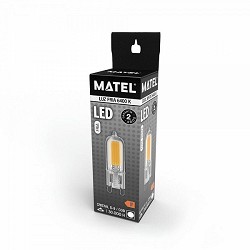 Compra BOMBILLA LED G9 MATEL 2W CRISTAL FRÍA al mejor precio