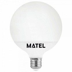 Compra BOMBILLA LED GLOBO MATEL E27 G120 18W FRÍA al mejor precio