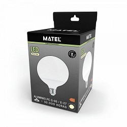 Compra BOMBILLA LED GLOBO MATEL E27 G95 15W NEUTRA al mejor precio