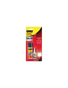 Compra Adhesivo instantaneo 10 pack activador 10 gr más 50 ml UHU 6310907 al mejor precio