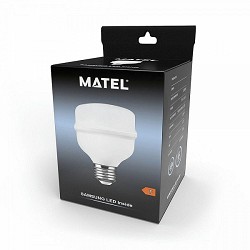 Compra BOMBILLA LED INDUSTRIAL MATEL CHIP SAMSUNG E27 20W FRÍA al mejor precio