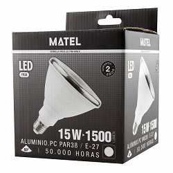 Compra BOMBILLA LED JARDÍN PAR38 IP65 MATEL E27 15W FRÍA al mejor precio