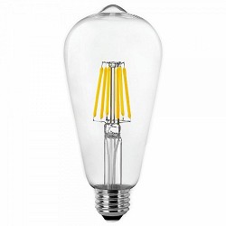 Compra BOMBILLA LED PERA FILAMENTO MATEL E27 12W FRÍA CLARA al mejor precio