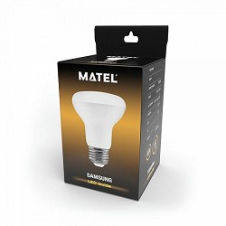 Compra BOMBILLA LED REFLECTORA MATEL CHIP SAMSUNG E27 R63 9W CÁLIDA al mejor precio