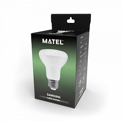 Compra BOMBILLA LED REFLECTORA MATEL CHIP SAMSUNG E27 R63 9W NEUTRA al mejor precio