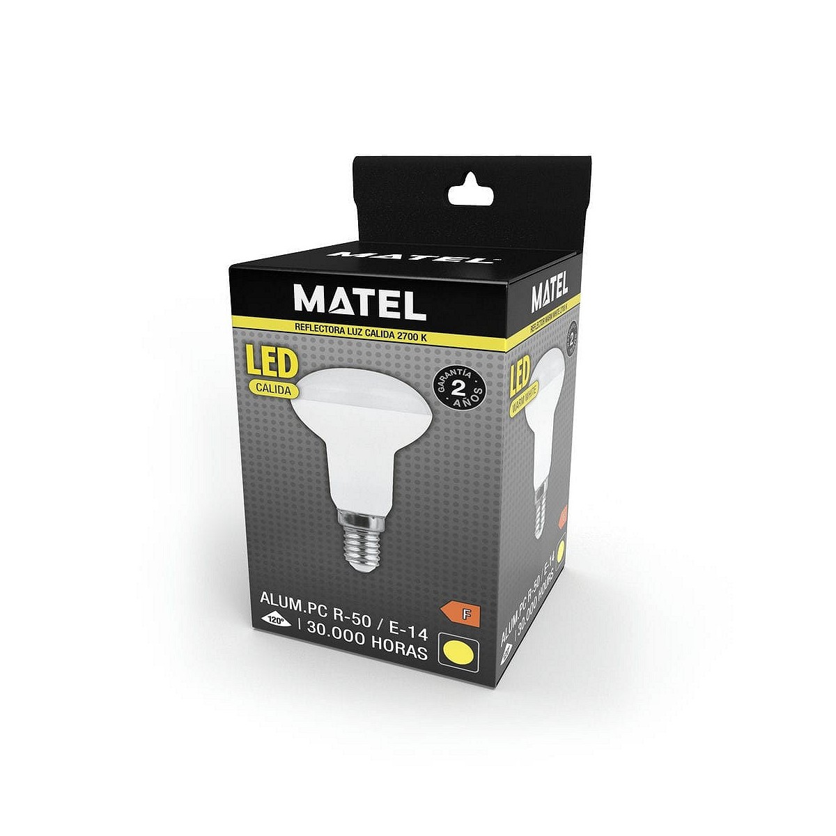 Compra BOMBILLA LED REFLECTORA MATEL E14 R50 6W CÁLIDA al mejor precio