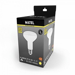 Compra BOMBILLA LED REFLECTORA MATEL E27 R80 10W CÁLIDA al mejor precio