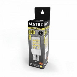 Compra BOMBILLA LED TUBULAR MATEL E14 10W CÁLIDA al mejor precio