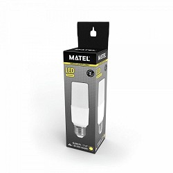 Compra BOMBILLA LED TUBULAR MATEL T37 E27 10W CÁLIDA al mejor precio