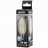 Compra BOMBILLA LED VELA FILAMENTO MATEL C37 E14 4W FRÍA CLARA al mejor precio