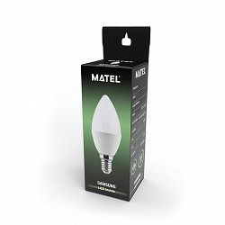 Compra BOMBILLA LED VELA MATEL CHIP SAMSUNG E14 5W NEUTRA al mejor precio