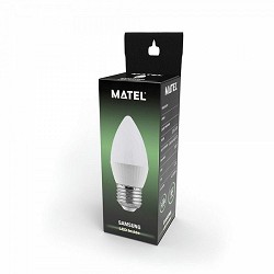 Compra BOMBILLA LED VELA MATEL CHIP SAMSUNG E27 5W NEUTRA al mejor precio