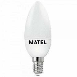 Compra BOMBILLA LED VELA MATEL E14 3W NEUTRA al mejor precio