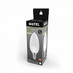 Compra BOMBILLA LED VELA MATEL E14 3W NEUTRA al mejor precio