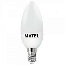 BOMBILLA LED VELA MATEL E14...