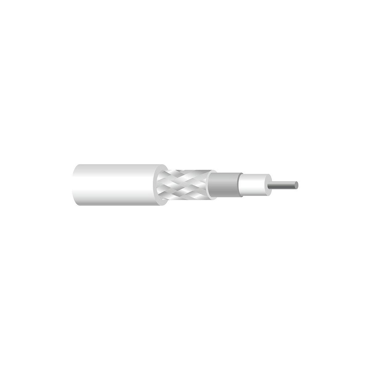 Compra CABLE COAXIAL TV/SAT APANTALLADO BLANCO ONLEX ALUMINIO al mejor precio