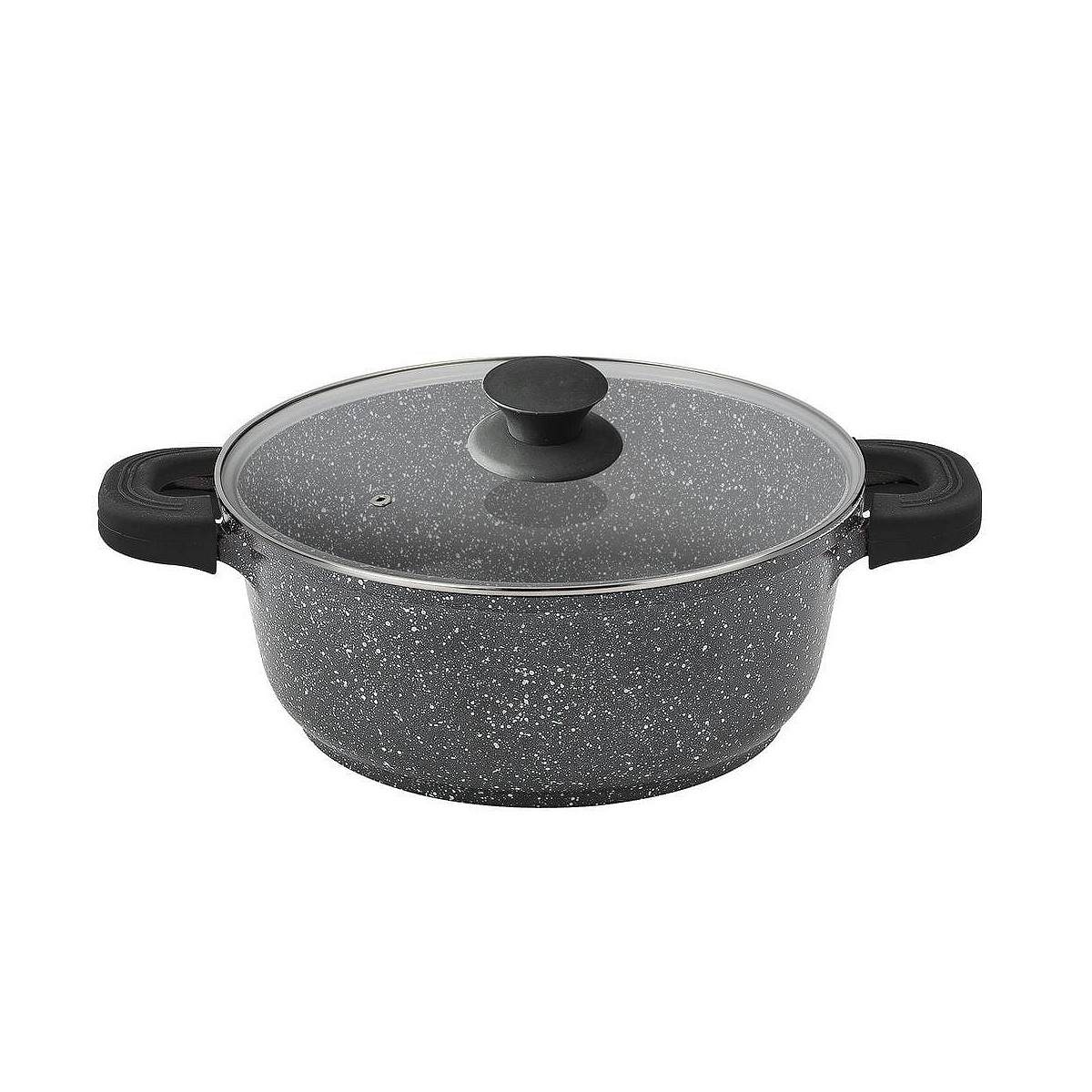 Compra CACEROLA ALUMINIO FUNDIDO BLACK ALTA PIEDRA 24CM al mejor precio