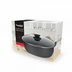 Compra CACEROLA ALUMINIO FUNDIDO BLACK ALTA XYLAN 32CM al mejor precio