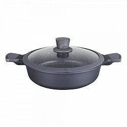 Compra CACEROLA ALUMINIO FUNDIDO PREMIUM BAJA PIEDRA 24CM al mejor precio