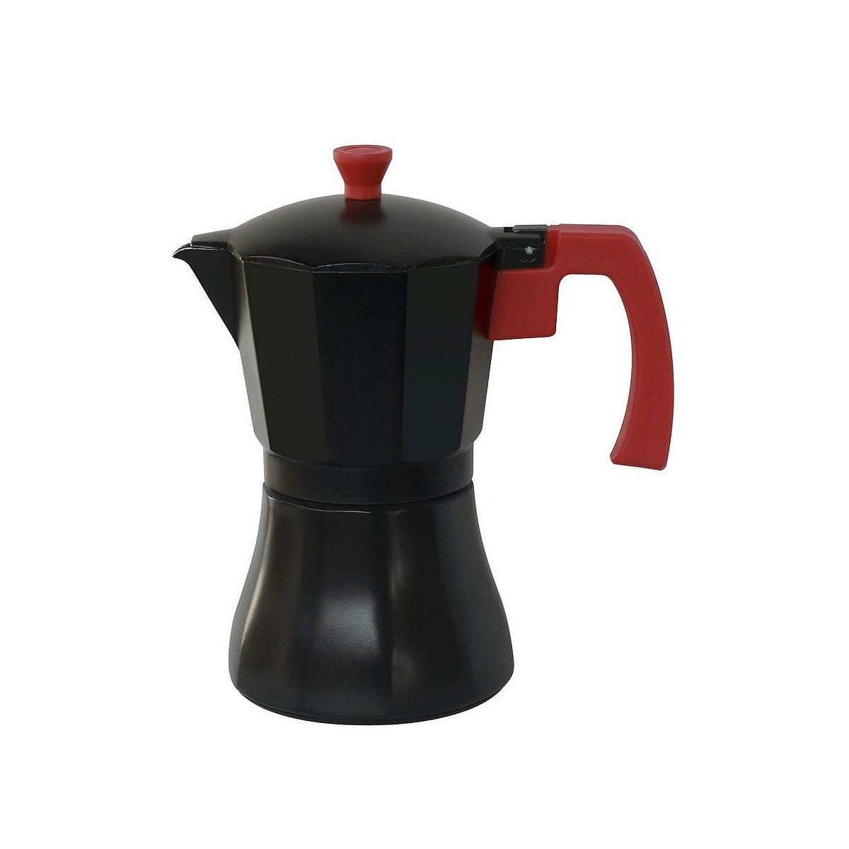 Compra CAFETERA ALUMINIO NEGRA INDUCCIÓN 12 TAZAS al mejor precio