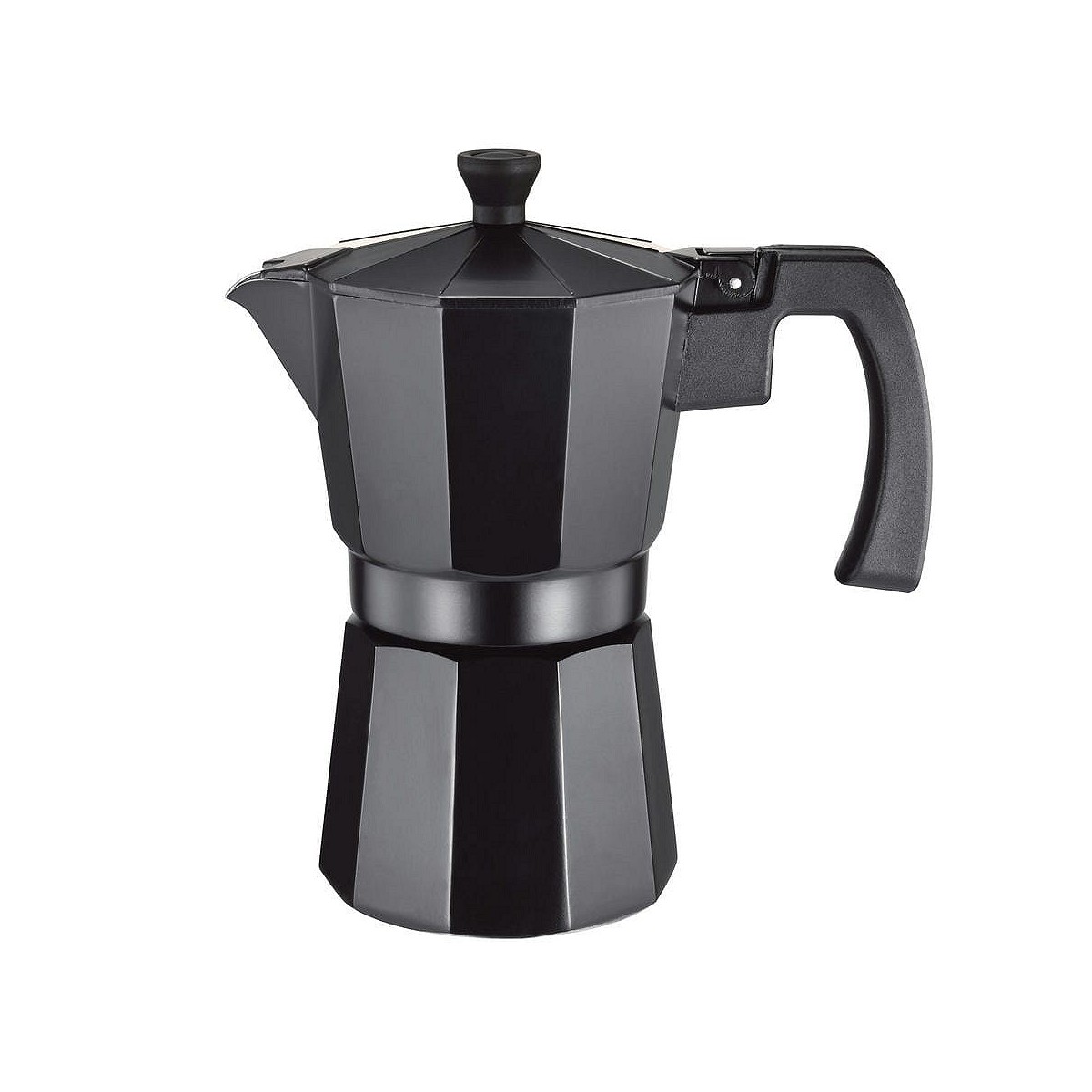 Compra CAFETERA ALUMINIO NEGRA SUPREME 1 TAZA al mejor precio