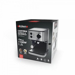 Compra CAFETERA EXPRESS/NESPRESSO KÜKEN 20 BARES 1,5 LITROS al mejor precio