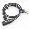 Compra CANDADO BICICLETA HANDLOCK CABLE CON LLAVE 1,0x65 CM NEGRO al mejor precio