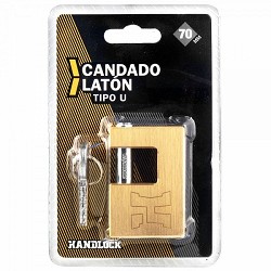 Compra CANDADO LATÓN HANDLOCK TIPO "U" 90MM al mejor precio