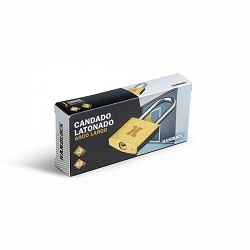 Compra CANDADO LATONADO HANDLOCK ARCO LARGO 50MM al mejor precio