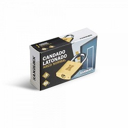 Compra CANDADO LATONADO HANDLOCK ARCO NORMAL 30MM al mejor precio
