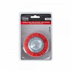 Compra CEPILLO BLOQUE NYLON STEIN 100MM CON ESPIGA 6MM al mejor precio