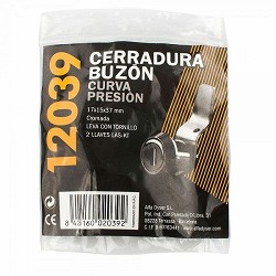 Compra CERRADURA BUZÓN HANDLOCK KEYA PRESIÓN CROMADA CURVA al mejor precio