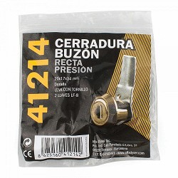 Compra CERRADURA BUZÓN HANDLOCK KEYA PRESIÓN DORADA RECTA al mejor precio