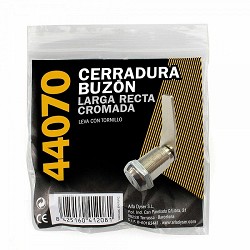 Compra CERRADURA BUZÓN HANDLOCK LARGA RECTA CROMADA al mejor precio