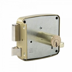 Compra CERRADURA SOBREPONER DORADA HANDLOCK DERECHA 100MM al mejor precio