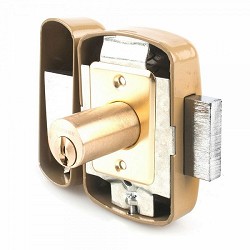 Compra CERRADURA SOBREPONER ESMALTADA HANDLOCK DOBLE LLAVE al mejor precio