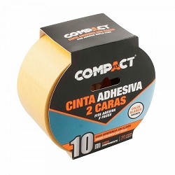 Compra CINTA ADHESIVA 2 CARAS COMPACT 50MM x 10M al mejor precio