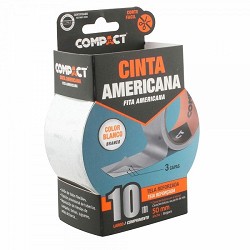 Compra CINTA AMERICANA COMPACT BLANCA 50MM x 10M al mejor precio