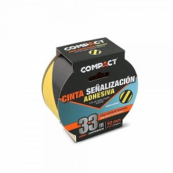 Compra CINTA DE SEÑALIZACIÓN ADHESIVA COMPACT AMARILLA/NEGRA al mejor precio