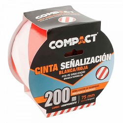 Compra CINTA SEÑALIZACIÓN COMPACT BLANCA/ROJA al mejor precio